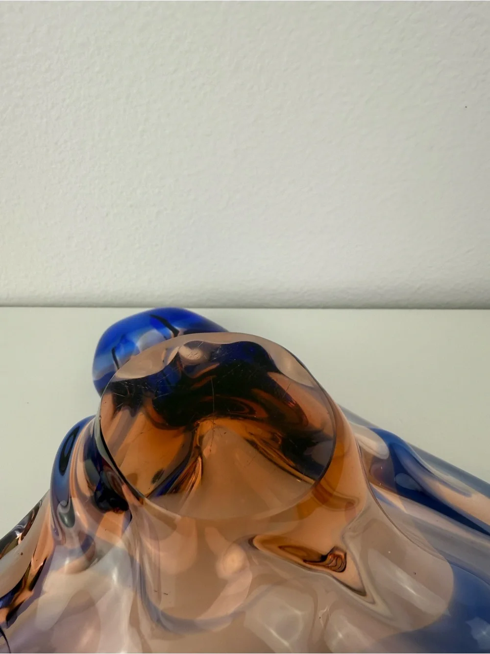 Vintage Frantisek Zemek Mstisov Niagara Czech Art Glass Bowl
